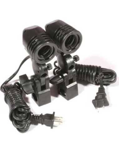 Kit de Iluminación Continua ePhoto 3 Bombillas 5500K para Fotografía