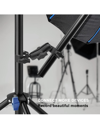 Super Clamp Doble Abrazadera SRUIM para Cámara 0.37 kg