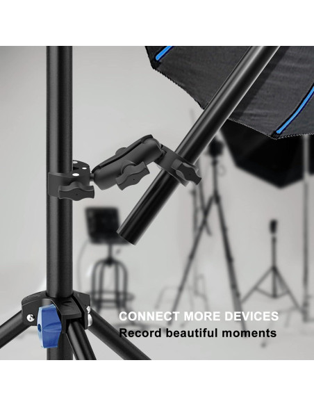 Super Clamp Doble Abrazadera SRUIM para Cámara 0.37 kg