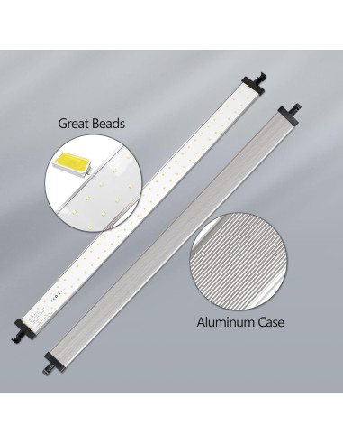 Kit de 2 Paneles de Luz Takerers LB12B para Caja de Luz 32x32