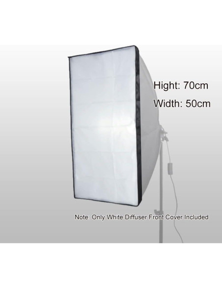 Difusor Blanco Elástico 50x70 cm HAPPYTOPSTAR para Softbox