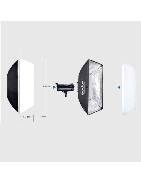 Difusor Blanco Elástico 50x70 cm HAPPYTOPSTAR para Softbox