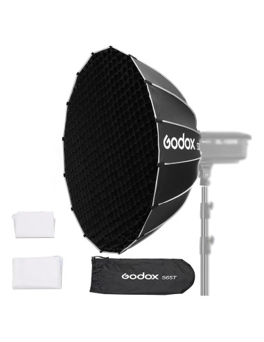 Godox Softbox S65T 65cm Paraguas Rápido con Rejilla - Portátil