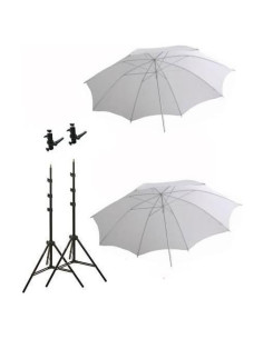 Kit de Soporte de Flash ePhoto con Paraguas 2.13m y 81.28cm