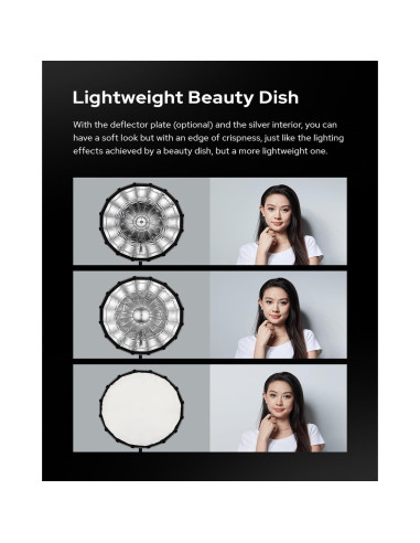 Godox Softbox S65T 65cm Paraguas Rápido con Rejilla - Portátil