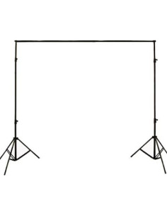 Kit de Iluminación de Estudio ePhoto 2700W con Muselina Negra 2