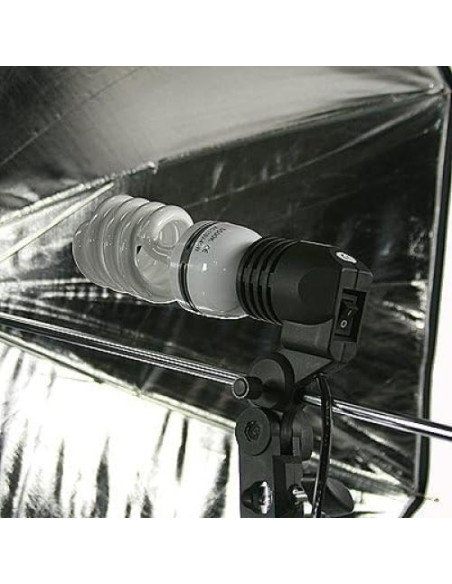 Kit de Estudio Fotográfico ePhoto ULSDK3SV con 3 Luces