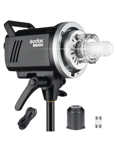 Godox MS300 Flash Estudio 300W con Lámpara 150W y Control Remoto