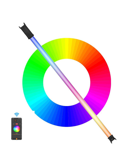 Luz de Fotografía RGB LUXCEO P120S 2800 Lúmenes Control APP