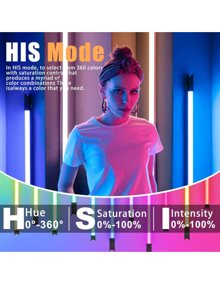 Luz de Fotografía RGB LUXCEO P120S 2800 Lúmenes Control APP