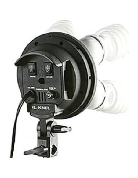 Kit de Iluminación Continua ePhoto H9004S3-1012W con Softbox y Fondo