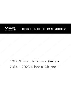 Kit de Freno Delantero Max Advanced Brakes para Nissan Altima 2013-2023 2