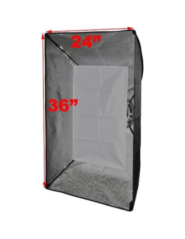 Softbox Fotográfico ePhoto 61x91 cm para Flash Nikon Canon