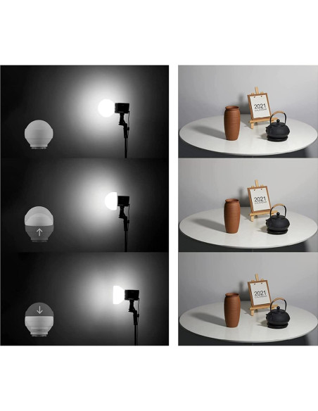 Cúpula de Difusión Godox ML-CD15 con 3 Adaptadores
