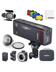 Flash Godox AD200 Pro II Kit con BD-07 y Soporte AD-S2