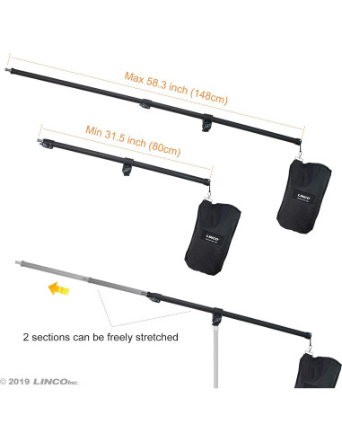 Brazo de Luz Aéreo Ajustable LINCO 4255 con Contrapeso