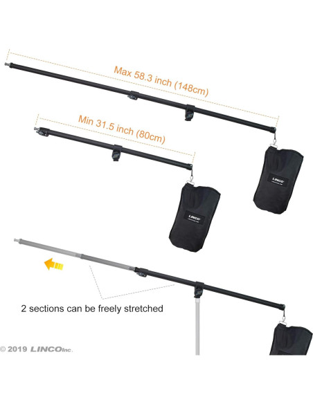 Brazo de Luz Aéreo Ajustable LINCO 4255 con Contrapeso
