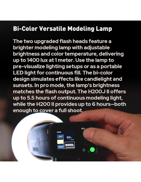 Flash Godox AD200 Pro II Kit con BD-07 y Soporte AD-S2