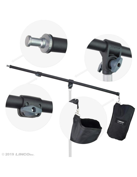 Brazo de Luz Aéreo Ajustable LINCO 4255 con Contrapeso