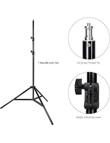 Soporte de Luz de Boom LimoStudio AGG809 86" Altura Ajustable