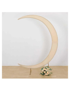 Cubierta de Soporte de Fondo Efavormart Beige 2.29m Spandex