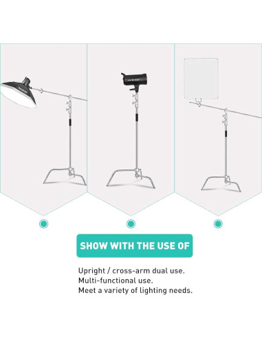 Soporte C con Brazo Boom YouTin - Acero Inoxidable 330cm