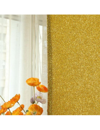 Cubierta de Arco de Boda Spandex Brillante Dorado 1.83m