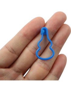 Marcadores de Puntos de Tejido XGNG 200PCS Azul 28mm 2