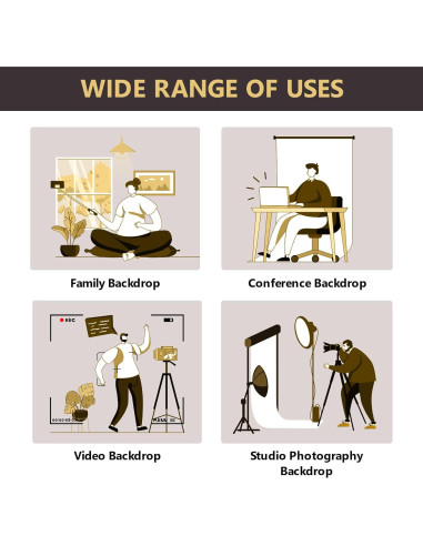 Fondo de fotografía profesional Kate 3.05x2.00m con humo
