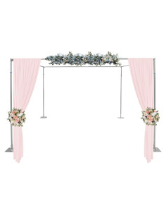 Kit Soporte de Fondo Bokknppo 3x3 m Ajustable para Bodas