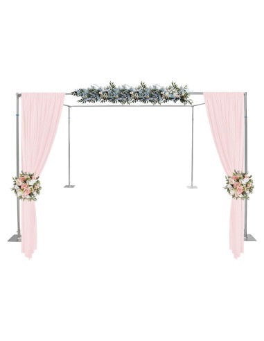 Kit Soporte de Fondo Bokknppo 3x3 m Ajustable para Bodas