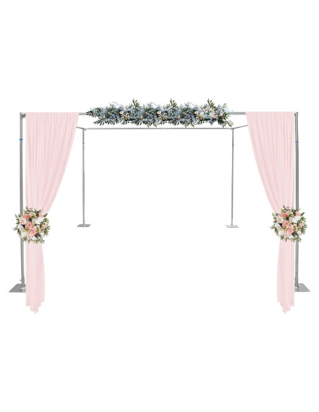 Kit Soporte de Fondo Bokknppo 3x3 m Ajustable para Bodas