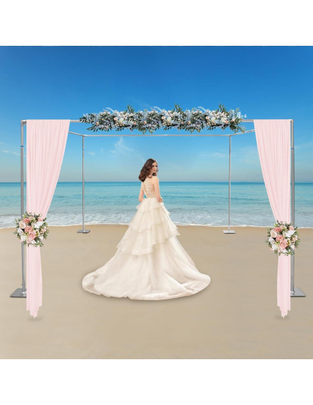 Kit Soporte de Fondo Bokknppo 3x3 m Ajustable para Bodas