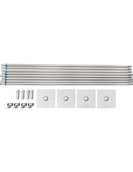 Kit Soporte de Fondo Bokknppo 3x3 m Ajustable para Bodas