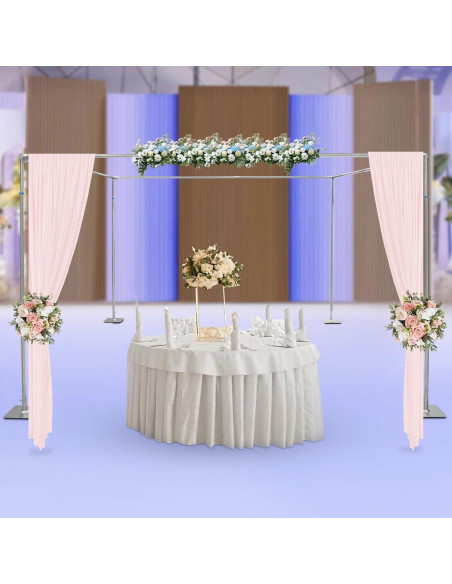 Kit Soporte de Fondo Bokknppo 3x3 m Ajustable para Bodas
