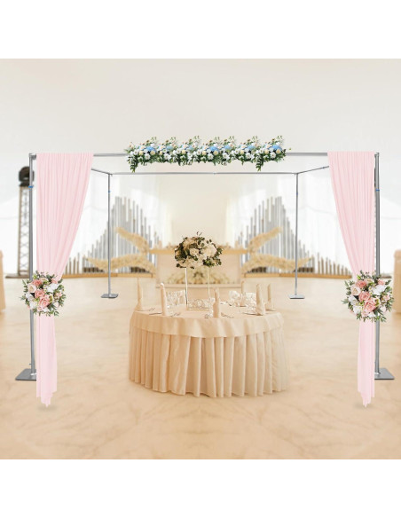 Kit Soporte de Fondo Bokknppo 3x3 m Ajustable para Bodas