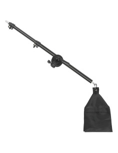 Soporte de Luz Profesional Sellvia con Brazo Telescópico y Bolsa de Arena