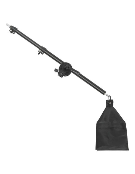 Soporte de Luz Profesional Sellvia con Brazo Telescópico y Bolsa de Arena