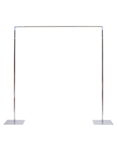 Soporte de Fondo Ajustable LOYALHEARTDY 3x3m Acero Inoxidable