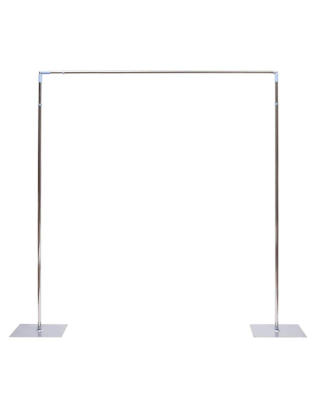 Soporte de Fondo Ajustable LOYALHEARTDY 3x3m Acero Inoxidable