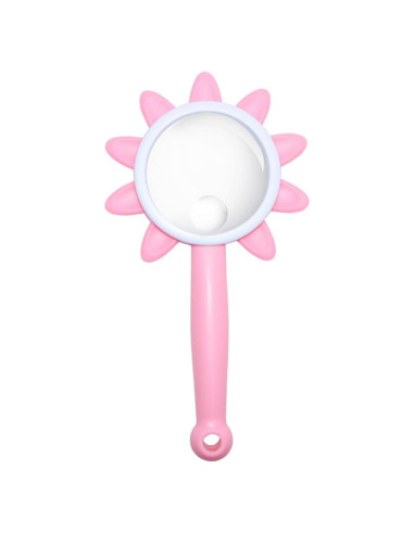 Lupa de Mano Rongon 10X Rosa para Niños y Lectura