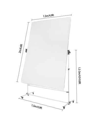 Difusor de Luz para Fotografía Kreiaoer 1.5x2m con Soporte Ajustable