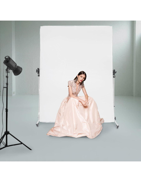 Difusor de Luz para Fotografía Kreiaoer 1.5x2m con Soporte Ajustable