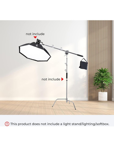 Brazo de Boom C-Stand Ajustable 93.98-231.14 cm DAWOT