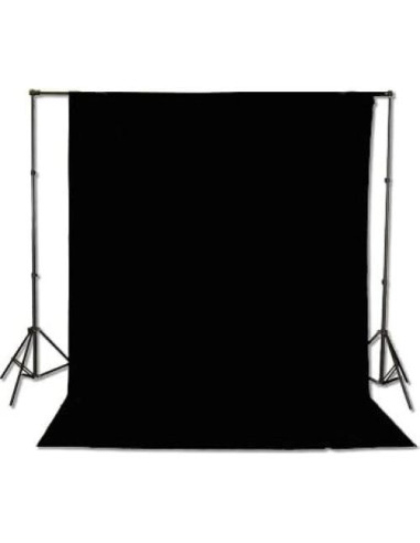 Kit de Iluminación de Video Fancierstudio FS69BWG con Soporte y 3 Telones