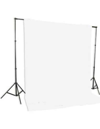 Kit de Iluminación de Video Fancierstudio FS69BWG con Soporte y 3 Telones
