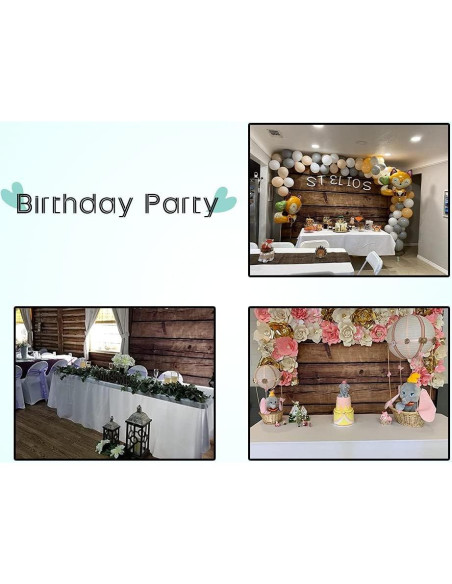 Fondo de Madera Rústica LFEEY 1.5x1m Vinilo para Fotografía