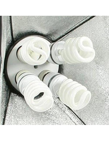 Kit de Iluminación Fotográfica ePhotoInc con Fondos 3x3.66m