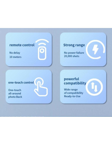 Control Remoto Inalámbrico Bluetooth NOVZIX S29 Rosa