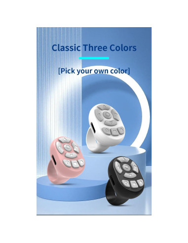 Control Remoto Inalámbrico Bluetooth NOVZIX S29 Rosa